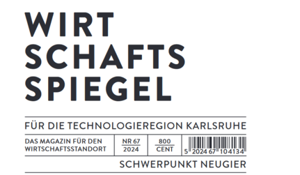 Ausschnitt des Covers vom Wirtschaftsspiegel 2024 zum Thema Neugier