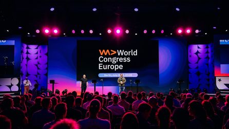 Das Bild zeigt die Ankündigung des WeAreDevelopers World Congress 2026