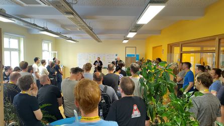 #nossued 2025 - Teilnehmende beim Erstellen der Agenda