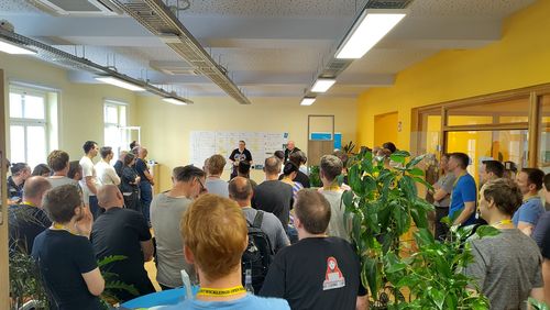 #nossued 2025 - Teilnehmende beim Erstellen der Agenda