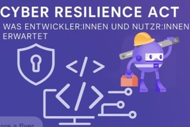 Veranstaltungshinweis der .Net UG Karlsruhe auf einen Event zum Thema Cyber Resilience Act 19.02.2026