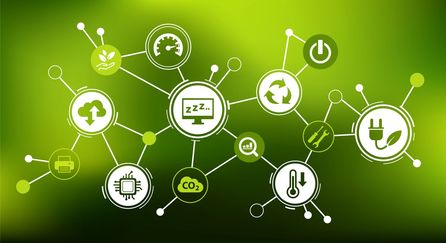 Grüne Software steht für Einsparung von Ressourcen – auf verschiedenen Ebenen Symbolbild für 10 Gründe für Green Software